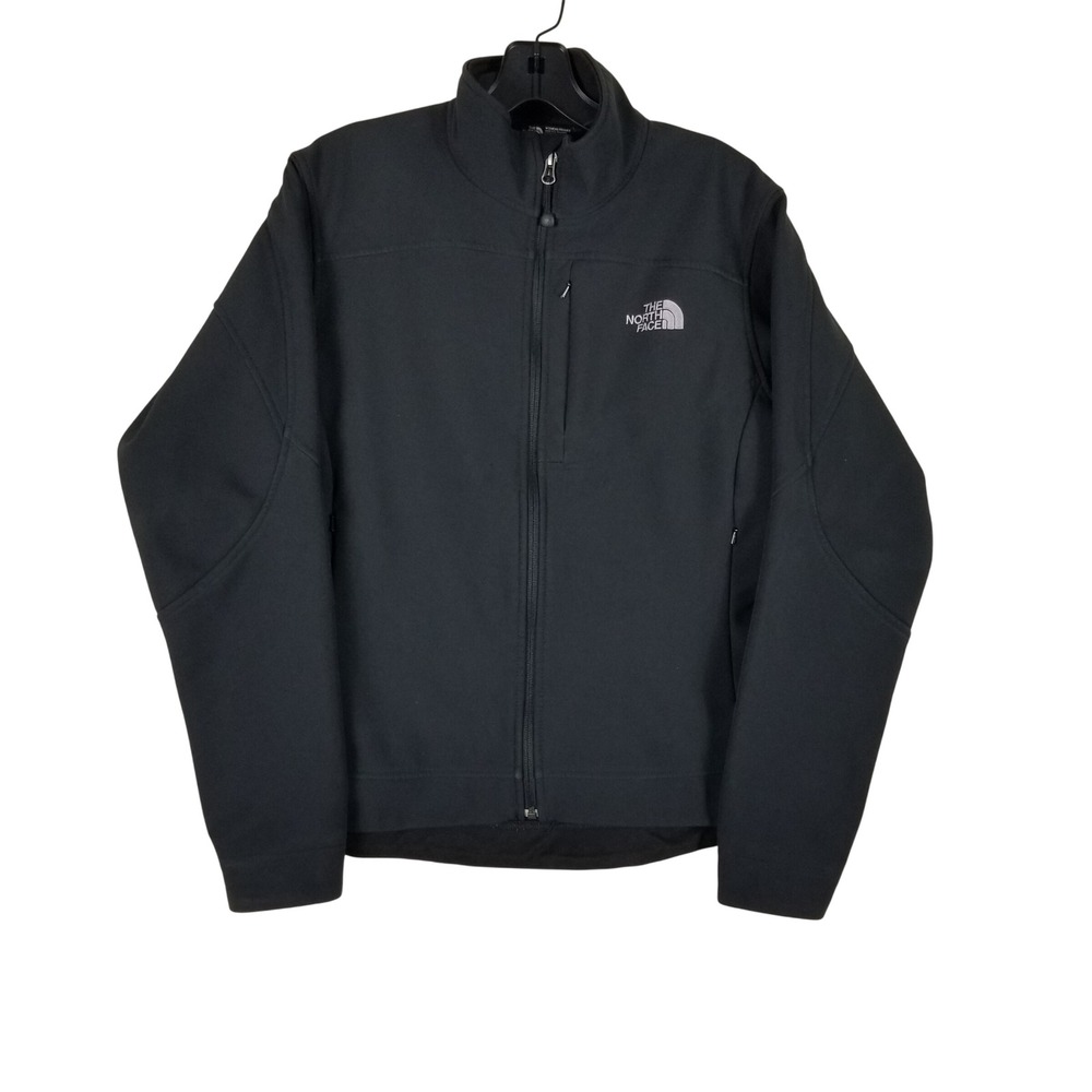 The North Face Apex Bionic Jacket Women Size L Black Softshell Windproof 82s